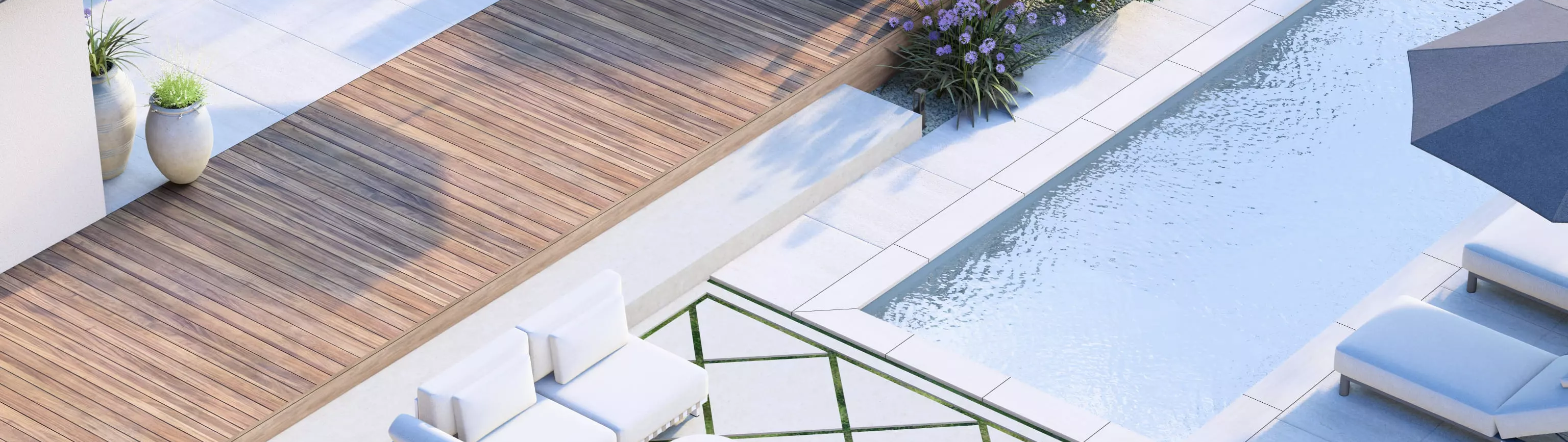 A Mediterranean-inspired garden on the outskirts of Rennes